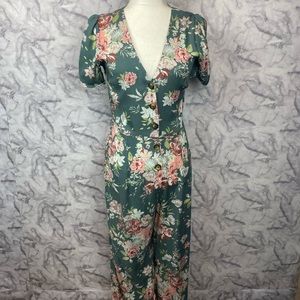 Xhilaration Floral Jumpsuit
